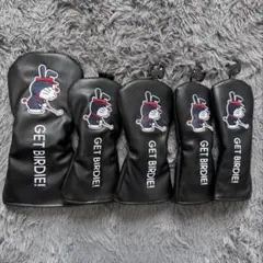 新品 5点セット ドラえもん ゴルフクラブヘッドカバー 1+35+UTUT