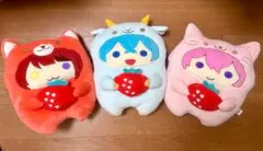 すとぷりあにまる ぬいぐるみ3点セット 莉犬 さとみ ころん （バラ売り可）