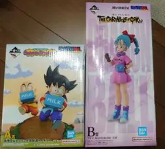一番くじ ドラゴンボール ブルマ クリリン 悟飯 フィギュアセット
