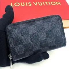 美品】ルイヴィトン ダミエ グラフィット ジッピーコインパース 小銭