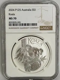 ☆2024年パンダ銀貨限定赤箱アーリーリリースラベル☆NGC最高鑑定MS70