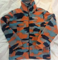 Columbia　キッズ　120〜130 XS（6〜7）フリース　美品　オレンジ