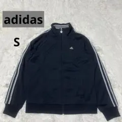 adidas アディダス トラックジャケット ブラック ジャージ 【S】のサムネイル