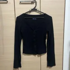 Gap 長袖カーディガン　黒