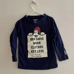 BEN DAVIS 長袖カットソー 100cm ネイビー