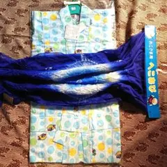 こども120 ゆかた へこ帯 セット 男の子 フルフルッチュ