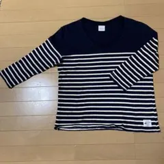 victim ボーダーシャツ　七分袖のサムネイル