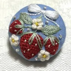 くるみボタン刺繍˚✧₊⁎No.274♡