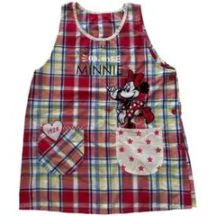 ディズニー/ミニーマウス/キャラクターエプロン/保育士/幼稚園教諭
