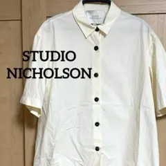 STUDIO NICHOLSON 半袖シャツ 開襟シャツ レギュラーカラーのサムネイル