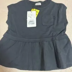 F.O.KIDS ペプラムTシャツ チャコール 100cmのサムネイル