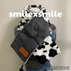 【今期ラストセール】⭐️デニムリメイク☆マフラー⭐️