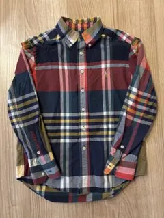 Ralph Lauren ８ポロラルフローレンのチェック柄ボタンダウンシャツ