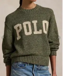 美品　POLO RALPH LAUREN　 クルーネック セーター　M　2025