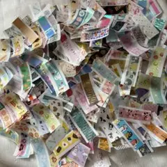 限定商品カラフルなマスキングテープフレークシール500個以上