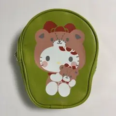 Hello Kitty ポーチ グリーン