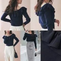 オフショル ニット