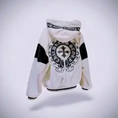 クロムハーツ 黒ブラック パーカー フーディ - メルカリ