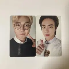 BTS タレントカード RM Jin 2枚セット