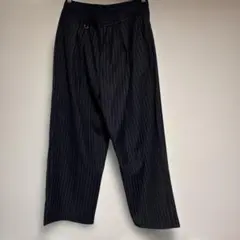 最終値下げ2 TUCK EASY STRIPE SLACKS ネイビー