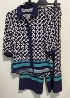 新品[グレースコンチネンタル25SS トランププリントラップスカート 36