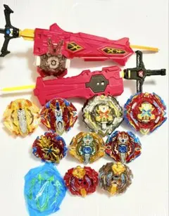 ベイブレードバースト　エクスカリバーセット　まとめ売り ベイブレードバースト 歴代エクスカリバー まとめ売り ランチャー付き