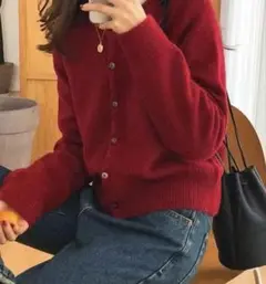 ニットカーディガン メンズ