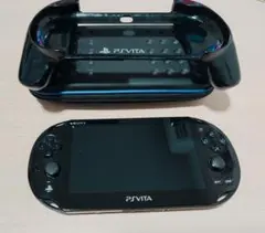 PS Vita 本体 PCH-2000 ケース、アタッチメント付き