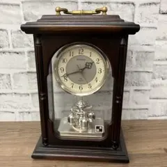 E-2 ジャンク品 CITIZEN シチズン 置き時計 クオーツ 回転振り子