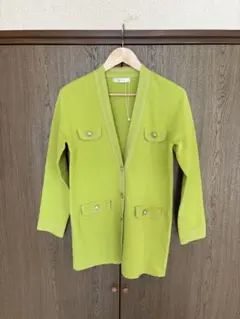 DO CLASSE ライムグリーン カーディガンM