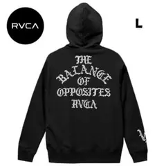 ▼(L/USA) 新品タグ付き RVCA ルーカ プルオーバー パーカーブラック