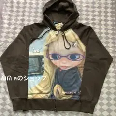 COYSEIO X BLYTHE GRAPHIC ジップアップ パーカーネイビー - メルカリ