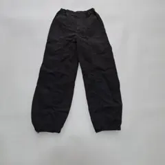 GU ブラック ワイドパンツ