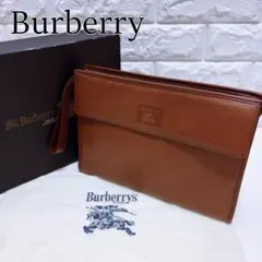 美品　Burberry　バーバリー　セカンドバッグ　クラッチバッグ　ノバチェック