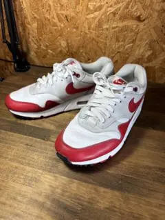 美品　ナイキNike Air Max 90 1 ホワイト/レッド エアマックスのサムネイル