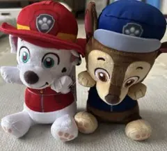 パウパトロール　マーシャル&チェイス ぬいぐるみセット