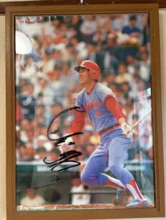 MLB 岡島秀樹 直筆サイン入フォト ボストンレッドソックス 読売