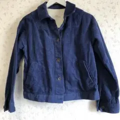 コーデュロイ ノーカラージャケット