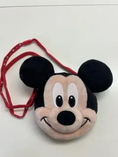 Disney ミッキーマウス パスケース付き ショルダーバッグ
