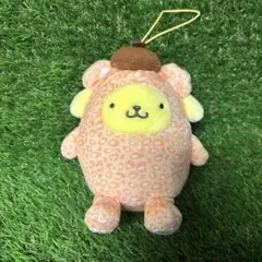 新品未使用 ヒョウかぶりちょいデカマスコット【ポムポムプリン】