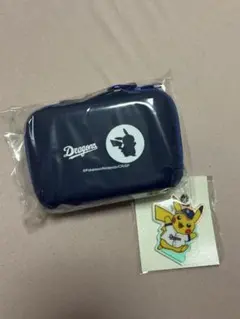 中日ドラゴンズ ポケモン コラボ ポーチ アクリルキーホルダー