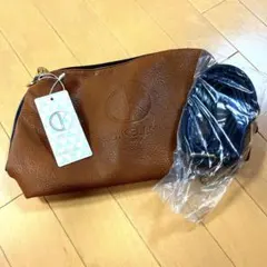 【新品未使用】D.KELLY ブラウン×ブラック　ショルダーバッグ