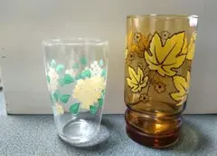 当時物！レトログラス2つ