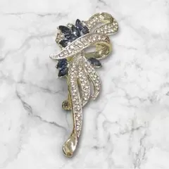 ビジュー ブローチ サファイヤカラー 青 卒業式 入学式 卒園式 フォーマル