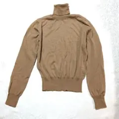 イタリア製★カルバンクライン　タートルネック　ベージュニットM