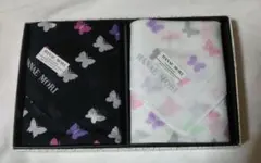 HANAÉ MORI 蝶柄ハンカチセット ２枚セット