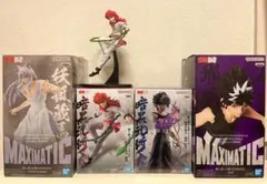 幽遊白書　蔵馬・飛影　フィギュア4体(未開封3体)セット売り