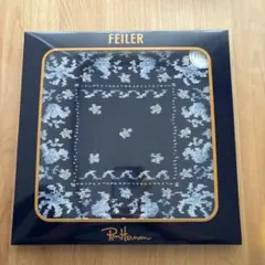 【大阪限定】ロンハーマン別注FEILER フェイラーハンカチ ブルー 青