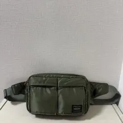 【新品同様】PORTER ポーター タンカー ボディバッグ　セージグリーン