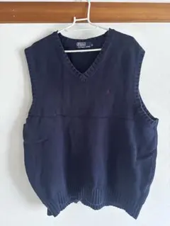 Polo by Ralph Lauren ネイビー Vネックベスト